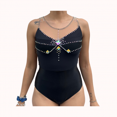 Justaucorps Noir et Argent