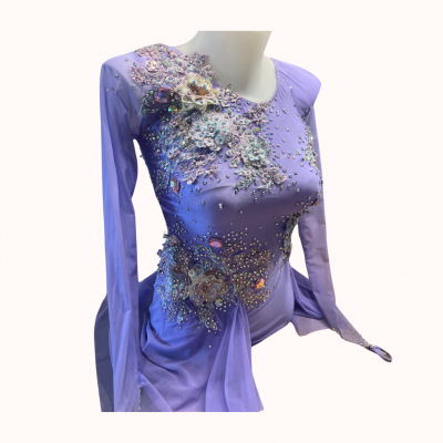 justaucorps violet solo