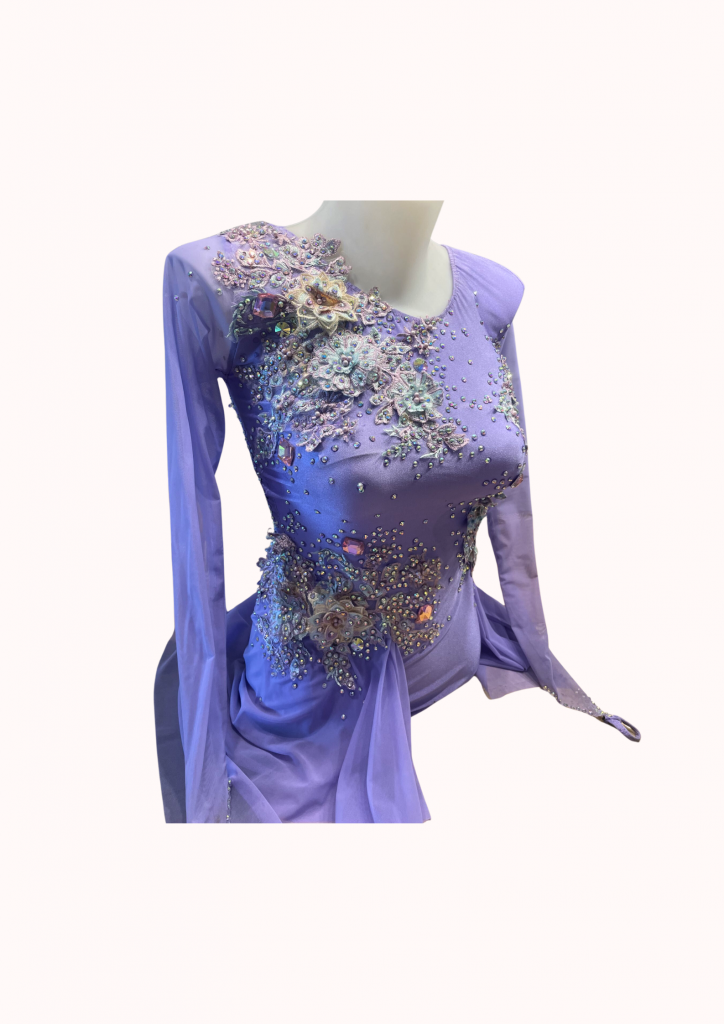 justaucorps violet solo