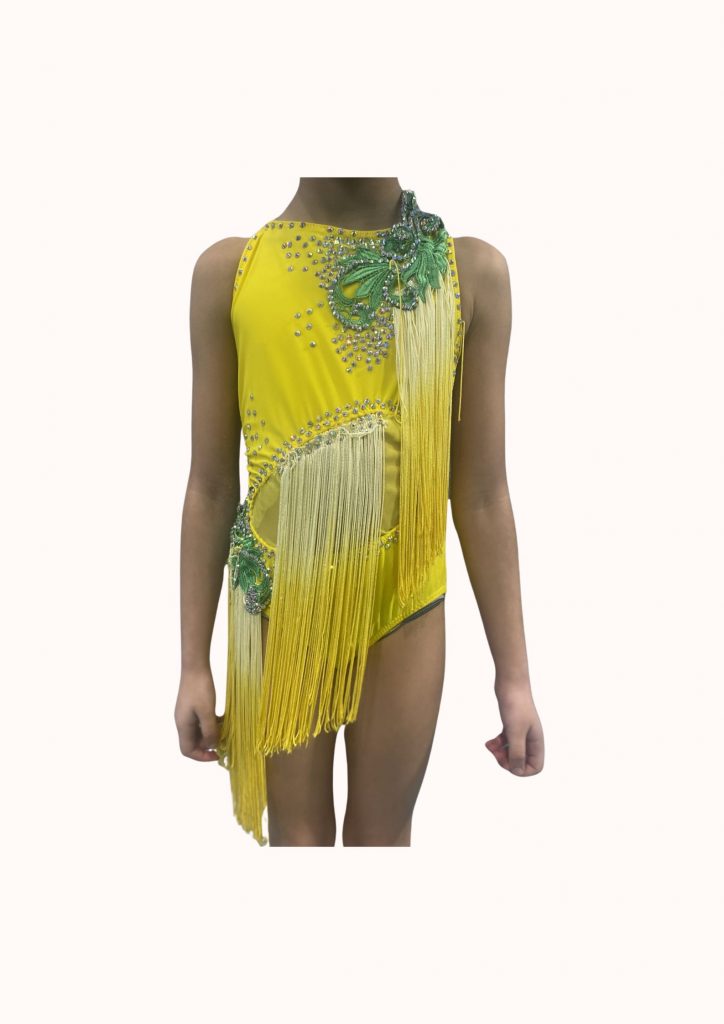 Justaucorps Jaune - Le coin paillettes