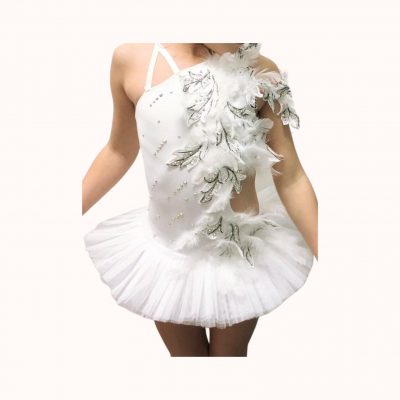 justaucorps tutu blanc