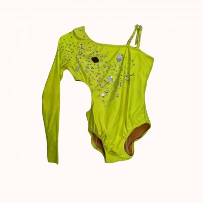 Le coin paillettes - Justaucorps Jaune