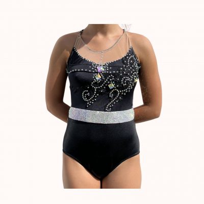 justaucorps noir - le coin paillettes