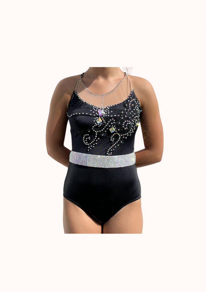 justaucorps noir - le coin paillettes