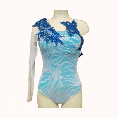 justaucorps bleu - Le coin paillettes