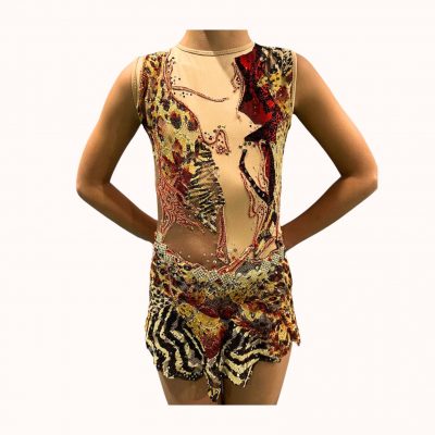 justaucorps africain - le coin paillettes