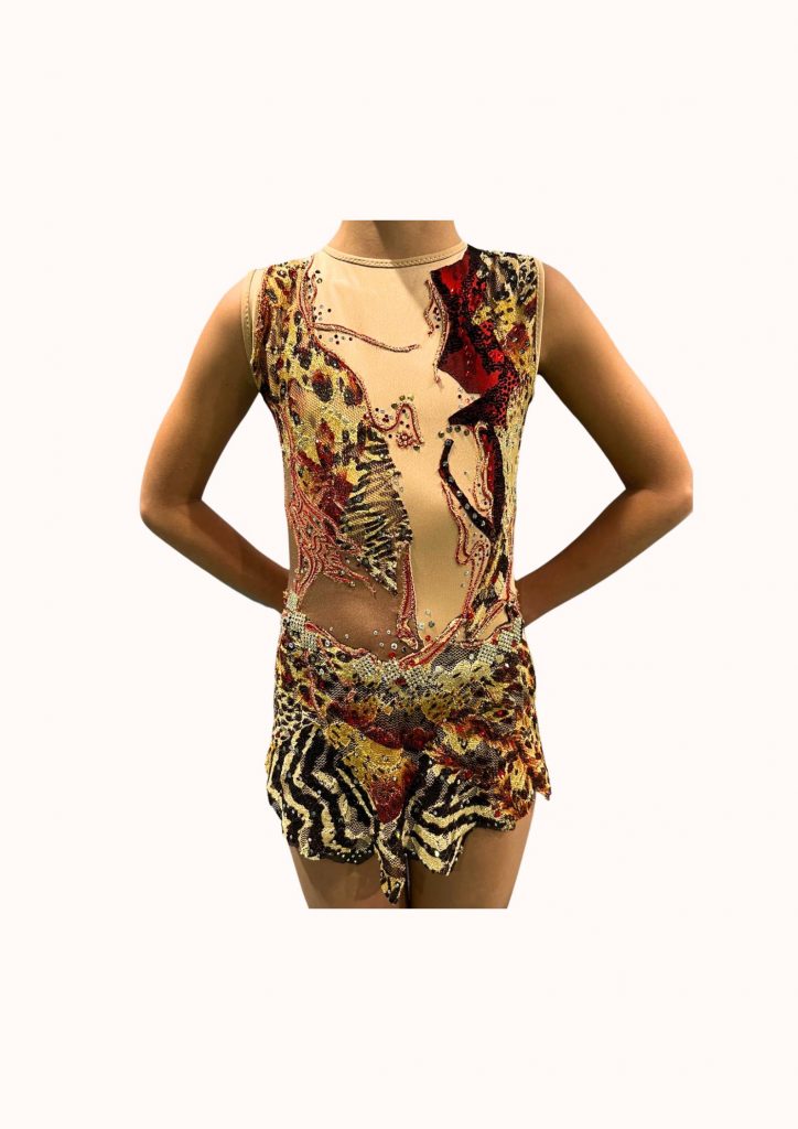 justaucorps africain - le coin paillettes