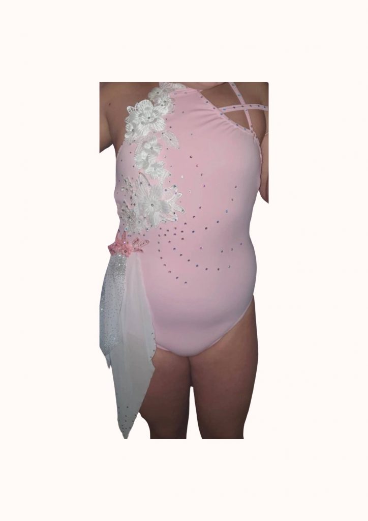 justaucorps rose pastel