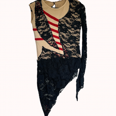 Justaucorps dentelle noire