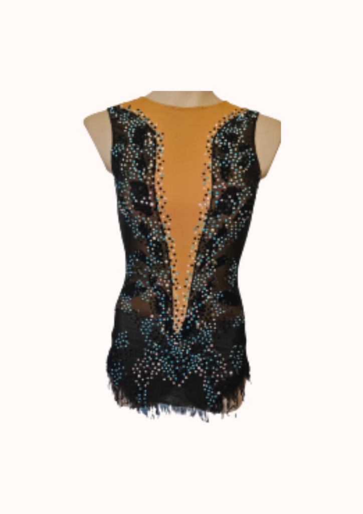 justaucorps reflet bleu