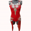 Justaucorps rouge