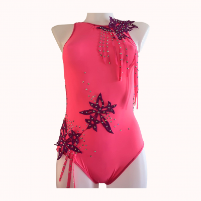 justaucorps équipe rose