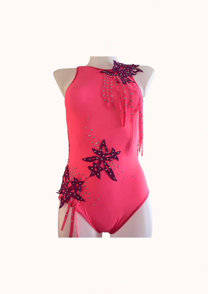 justaucorps équipe rose