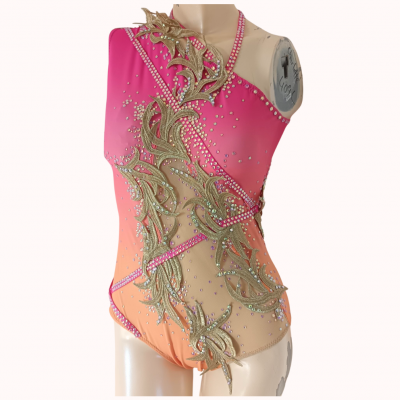 justaucorps rose dégradé